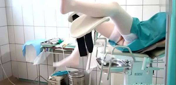  teen girl on a gynecological chair. full inspection! (34)